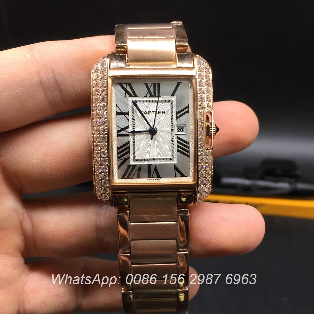 C028Z12, Cartier Tank Rose gold