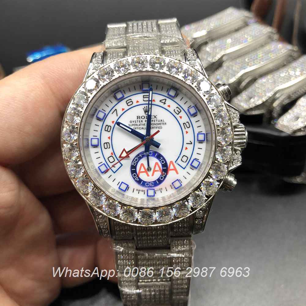 R110MH77, Rolex YM diamonds silver/white