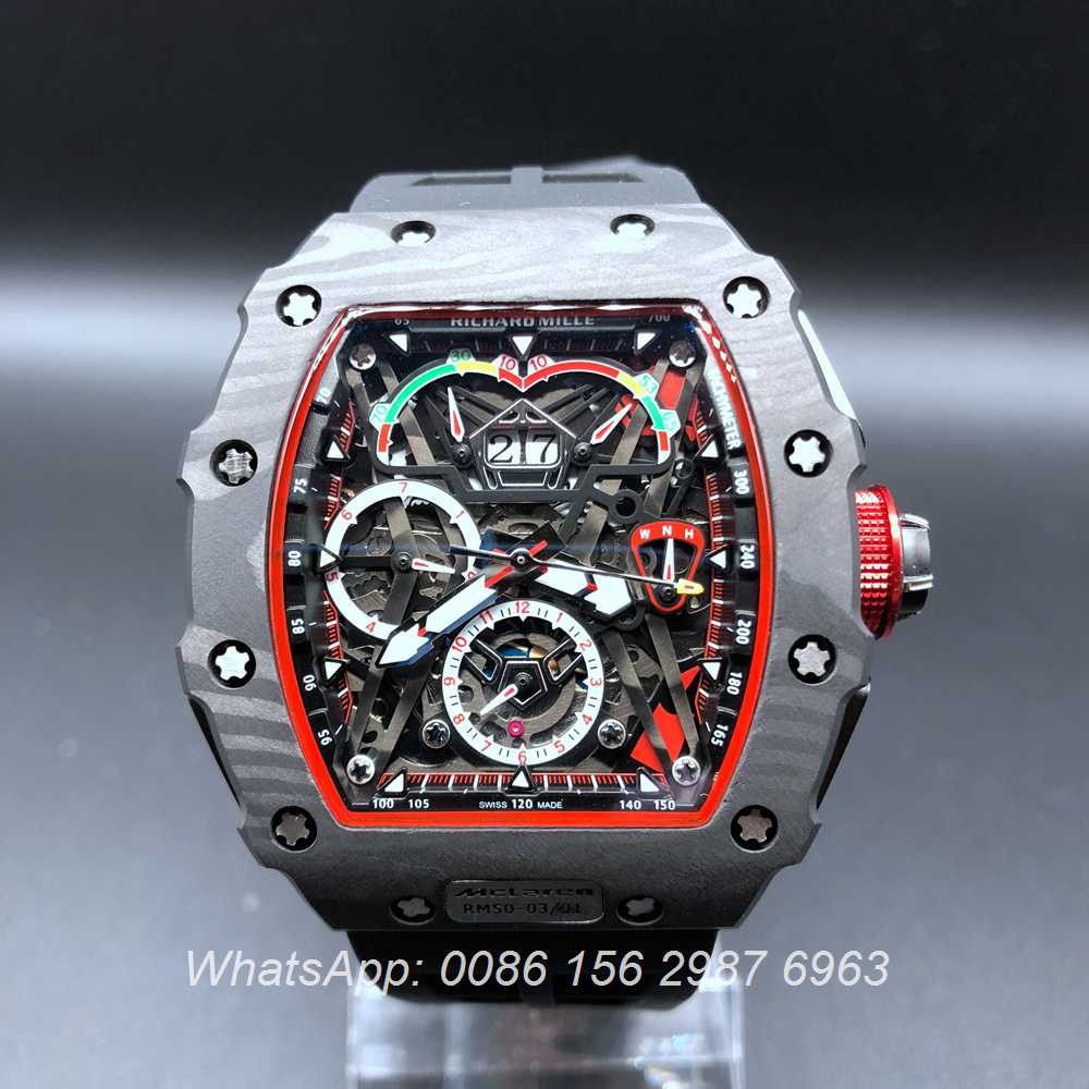 R095JJ36, RM50-03/01 Carbon Case Black