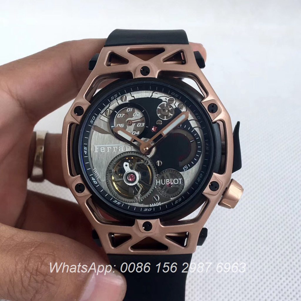 H075HL22, Hublot Techframe Ferrari rose gold