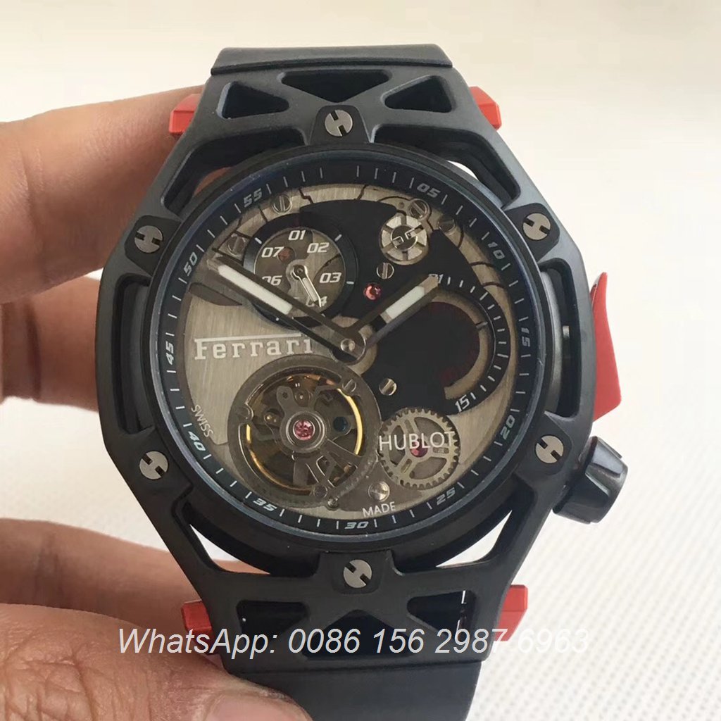 H075HL24, Hublot Ferrari 70th years Techframe Black