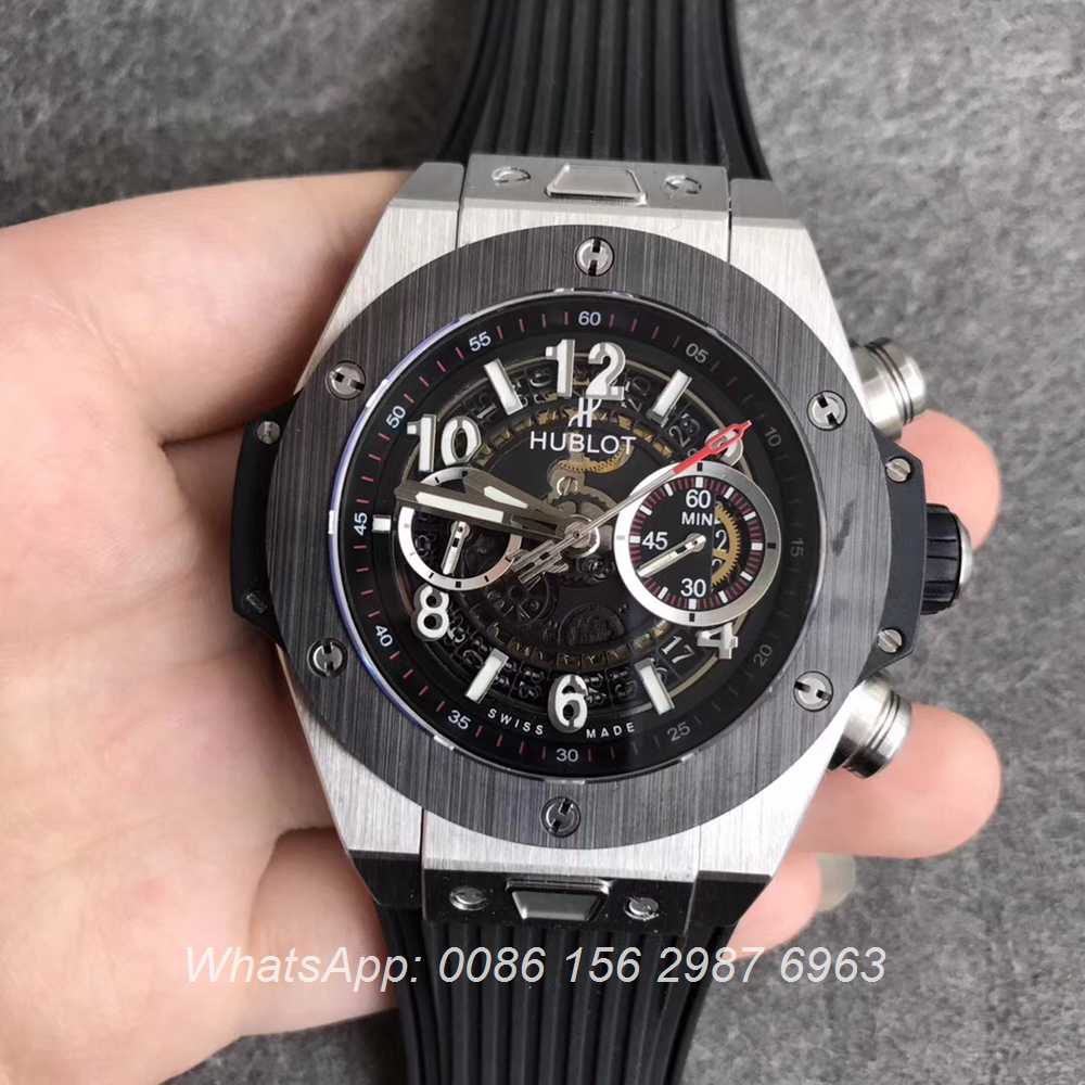 H170WT62, Hublot Big Bang silver 7750 Swiss