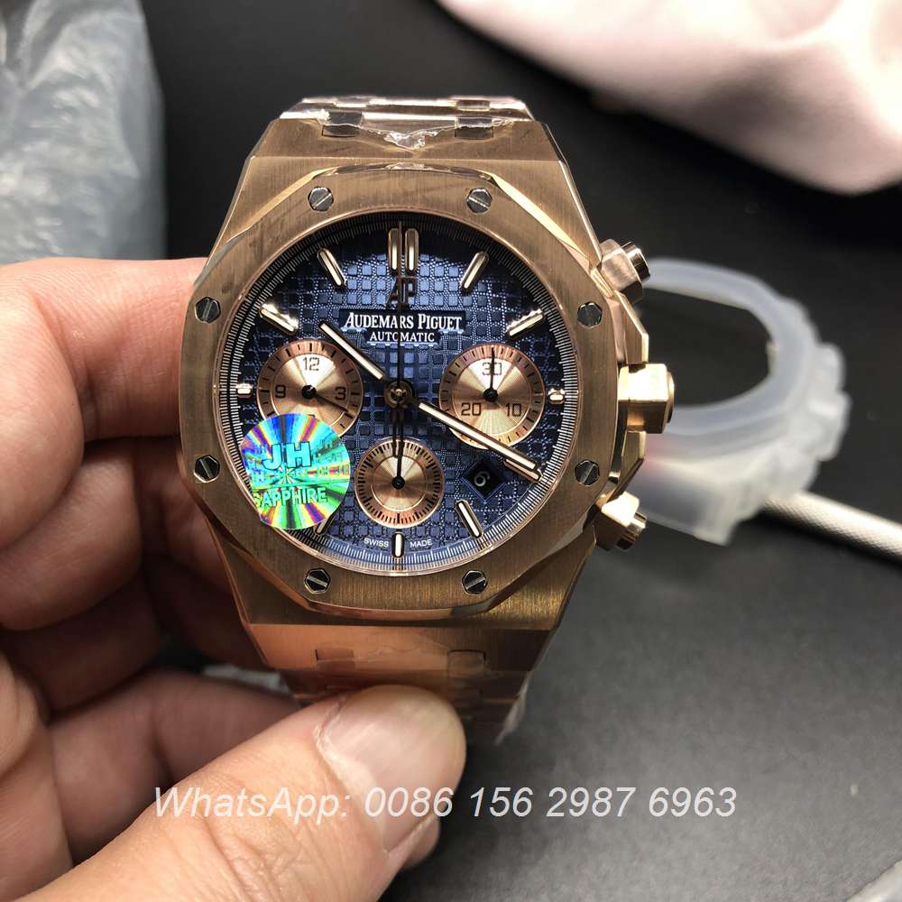 A155WT91, AP Chronograph rose gold 7750 from JF factory