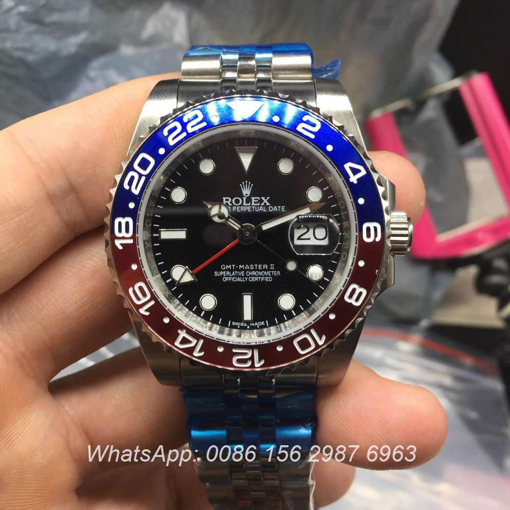 R028AS95, GMT Pepsi red/blue bezel Jubilee bracelet