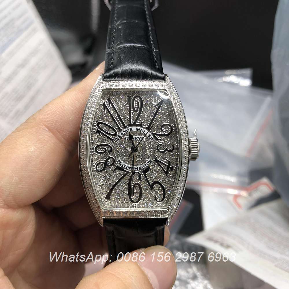 F0307D104, FM lady Franck Muller diamonds silver women size watch