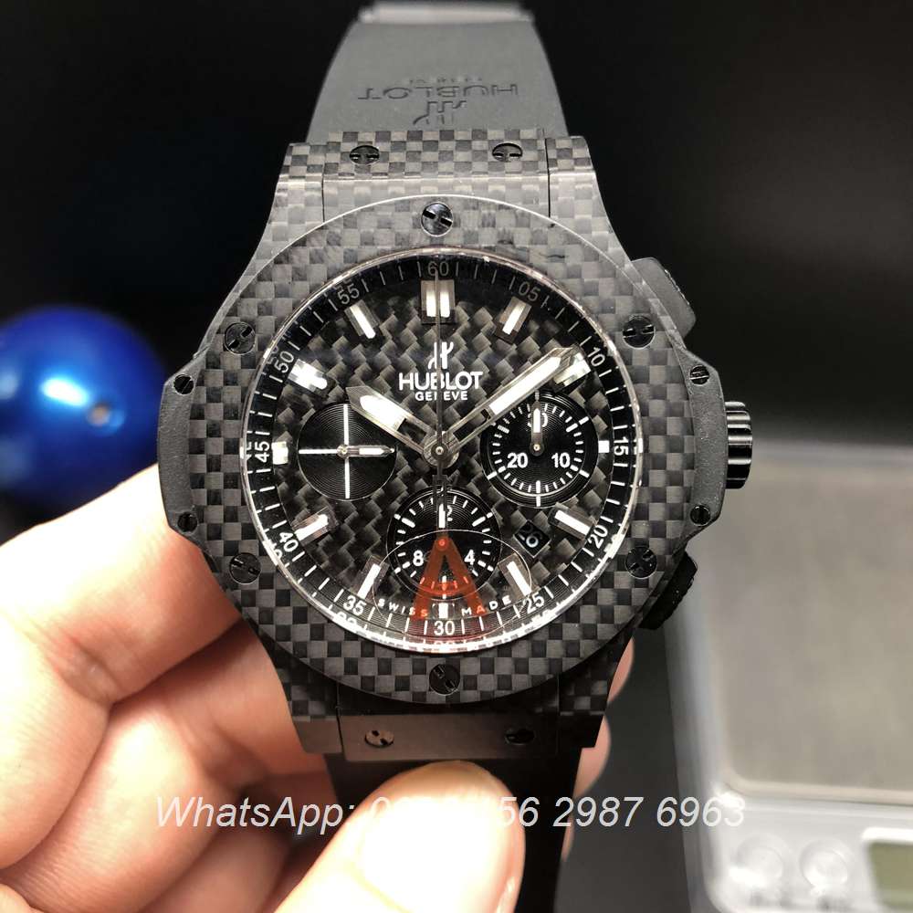 H175WT114, Hublot Carbon ETA 7750 Chronograph automatic watch