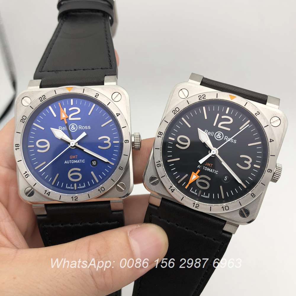 BR115WT123, Bell Ross GMT ETA 2824 high grade automatic watch