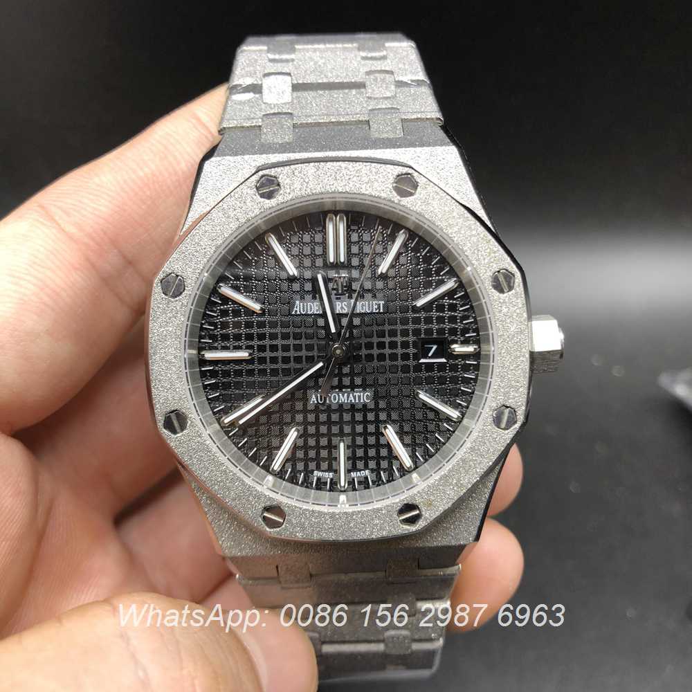 A040DK126, AP frosted case automatic watch silver/black