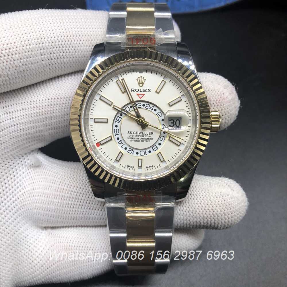 R135KS147, Sky-Dweller 2tone gold 9001 automatic high grade watch
