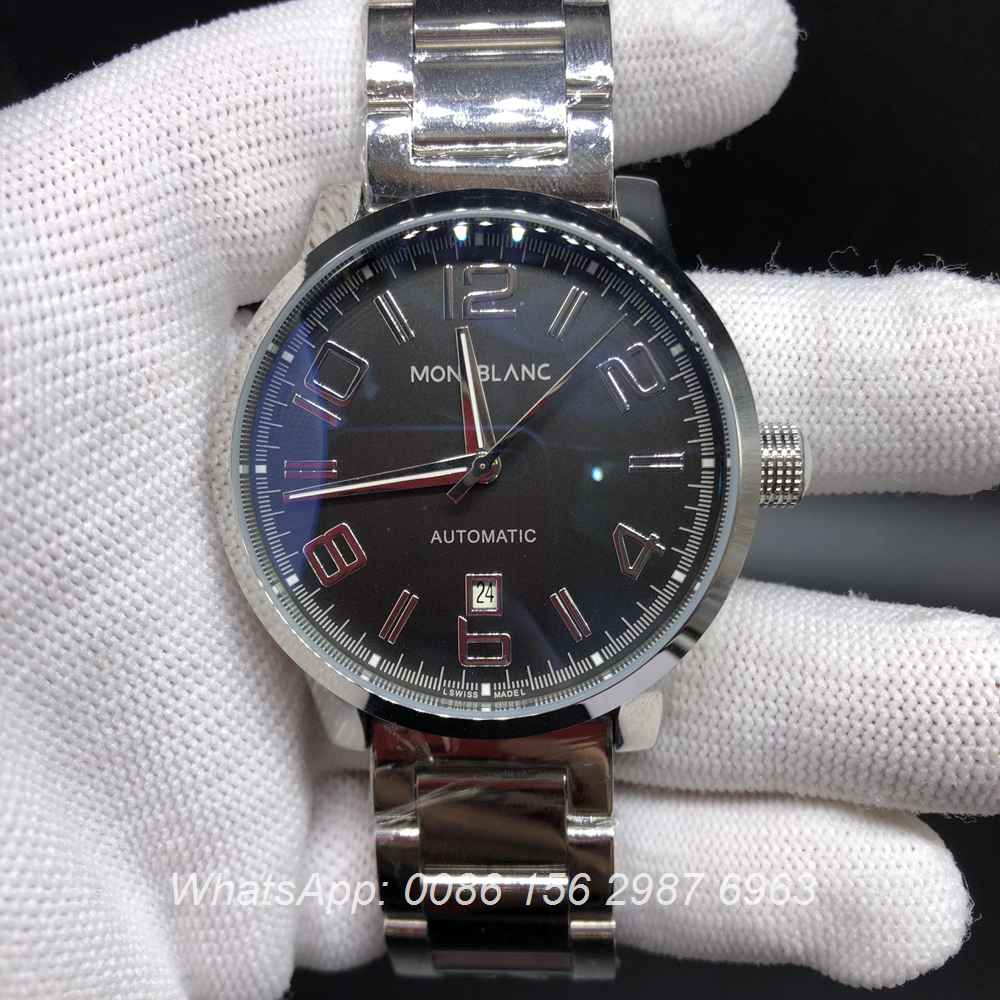 M028Z173, Montblanc automatic glass back men's watch