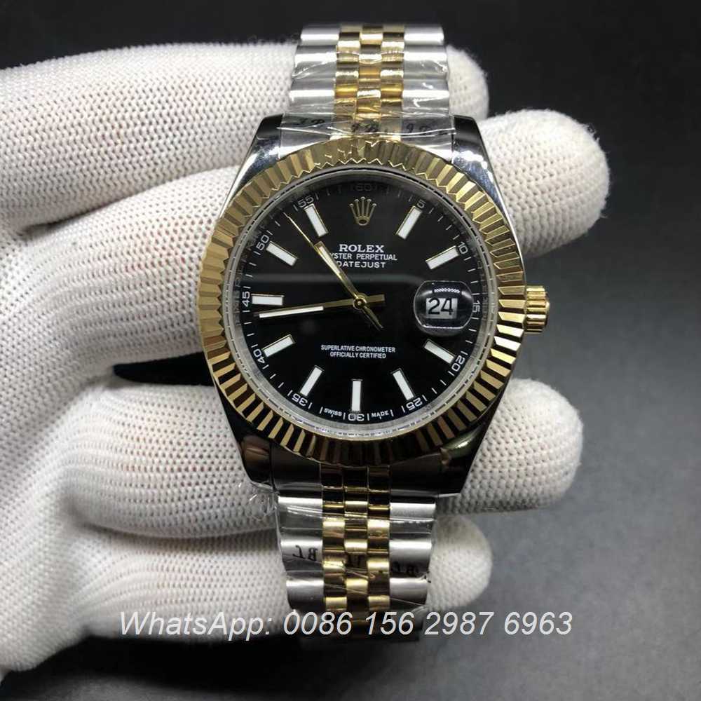 R024S197, Datejust 2tone gold fluted bezel jubilee strap