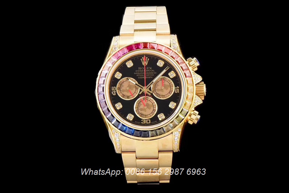 R170M203, Daytona rainbow yellow gold JH factory Swiss grade