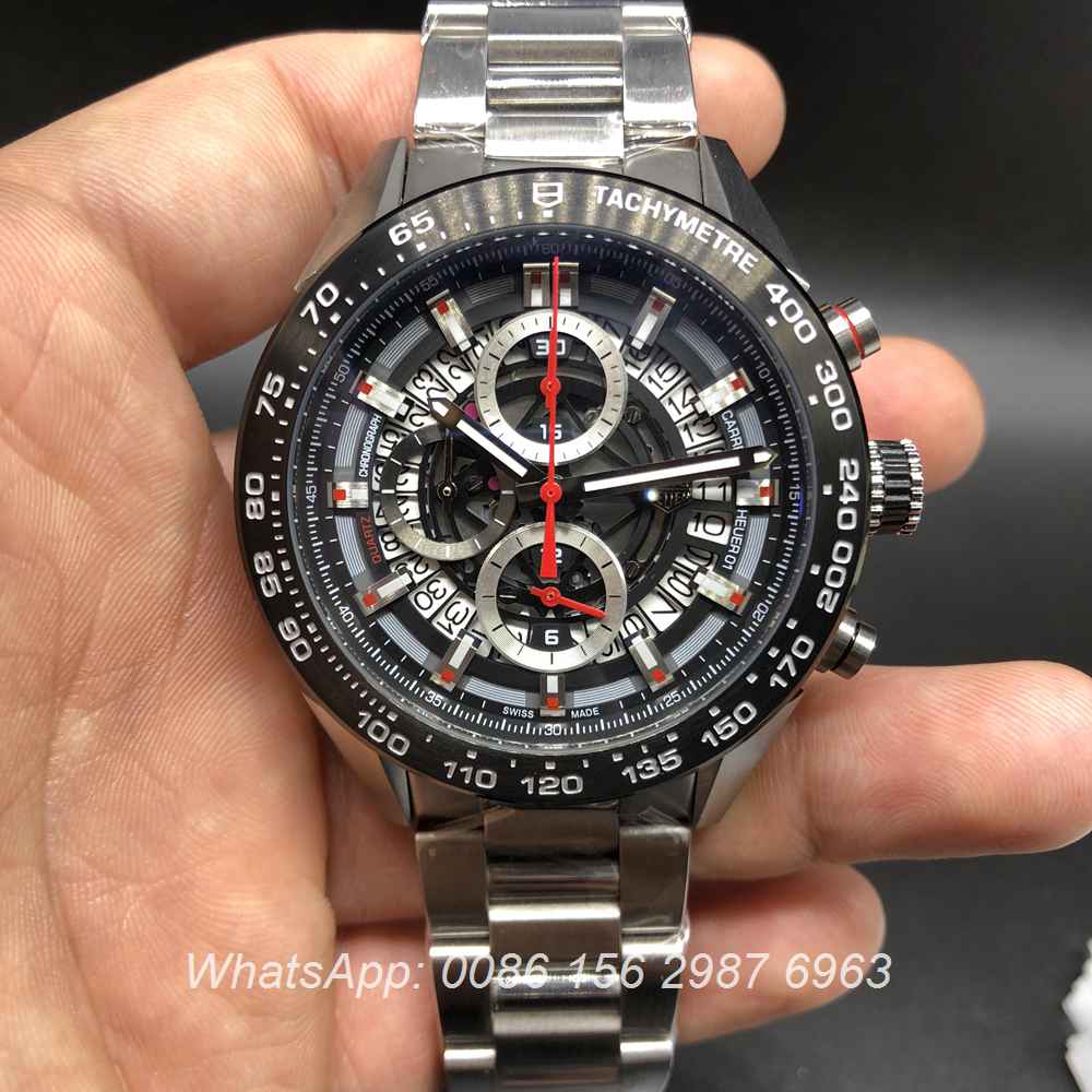 T025DF210, TAG Heuer 01 quartz 45mm Chronograph stopwatch