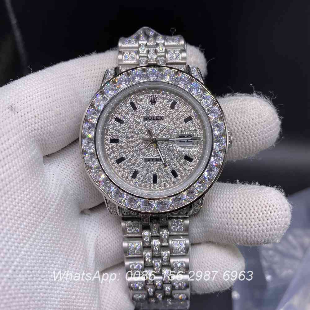 R110BL264, Datejust 40mm diamonds case automatic AAA with jubilee strap