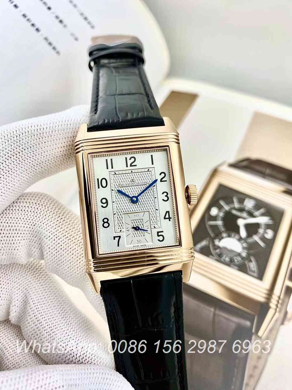 JL160XD318, JL Reverso Classic Large Duoface Small Second 29x49mm hands-winding