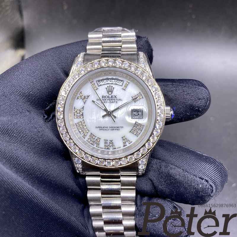 DayDate 40mm AAA white pearl dial BL029