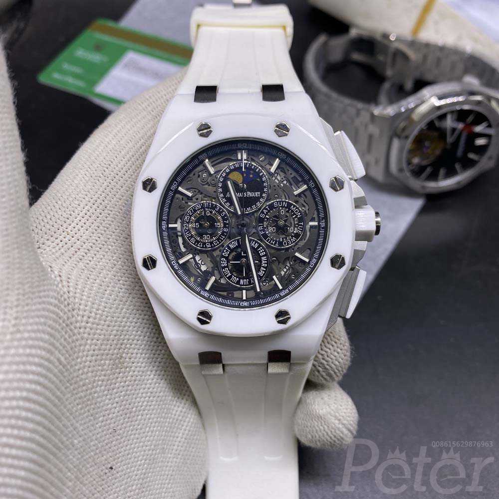 AP ceramic white case quartz movement Chun070