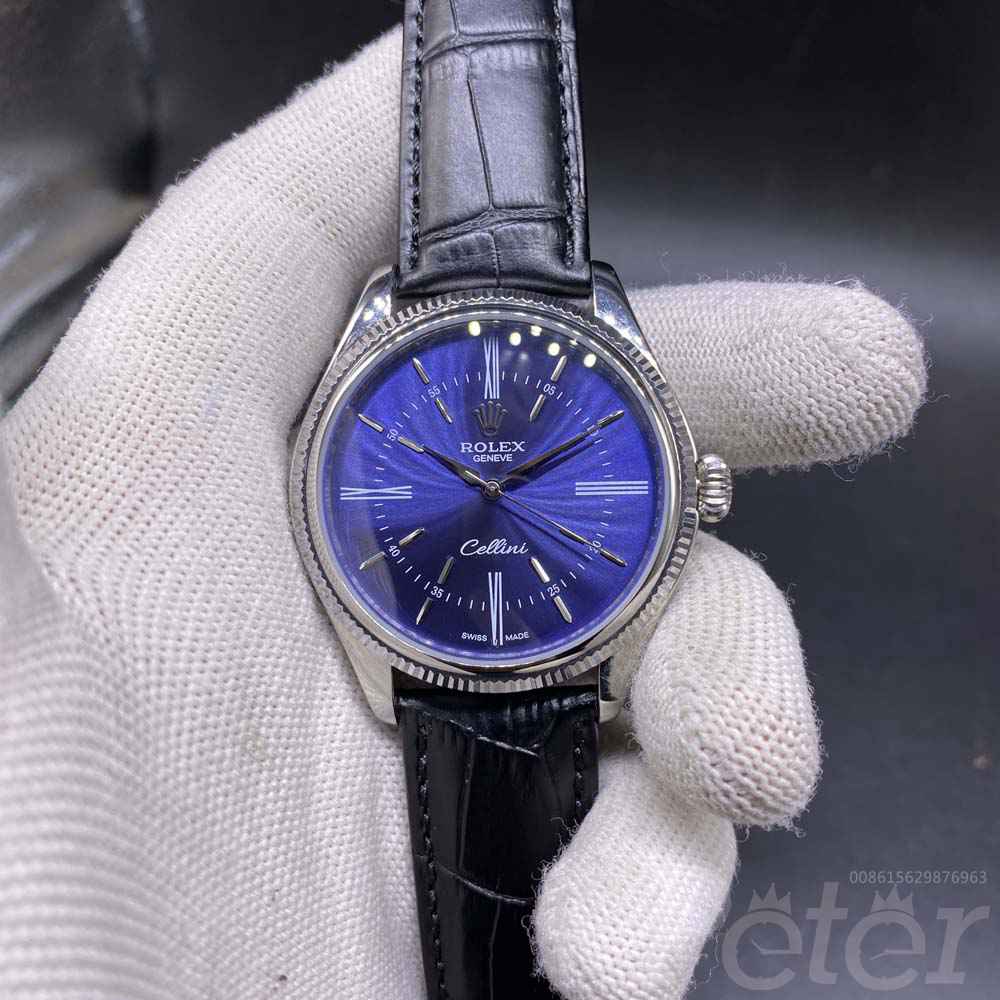 Cellini 40mm blue dial AAA automatic MH021
