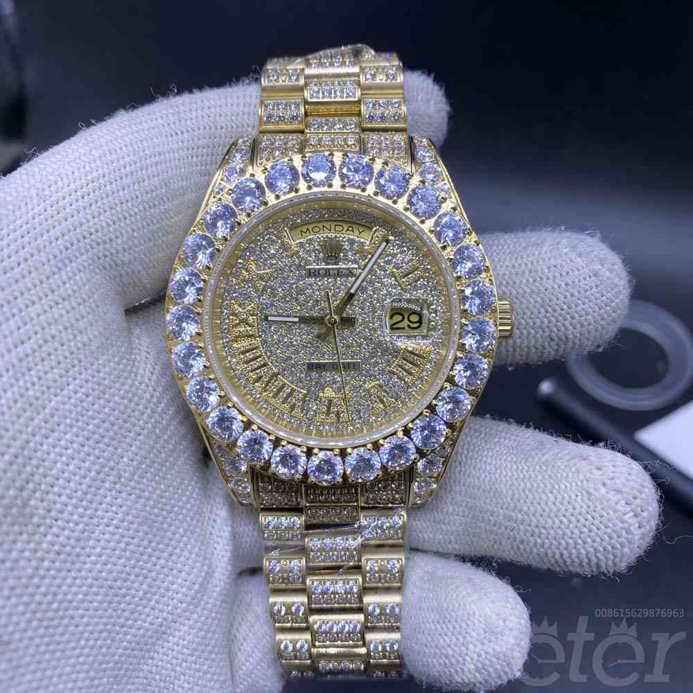 DayDate 43mm diamonds yellow gold S095