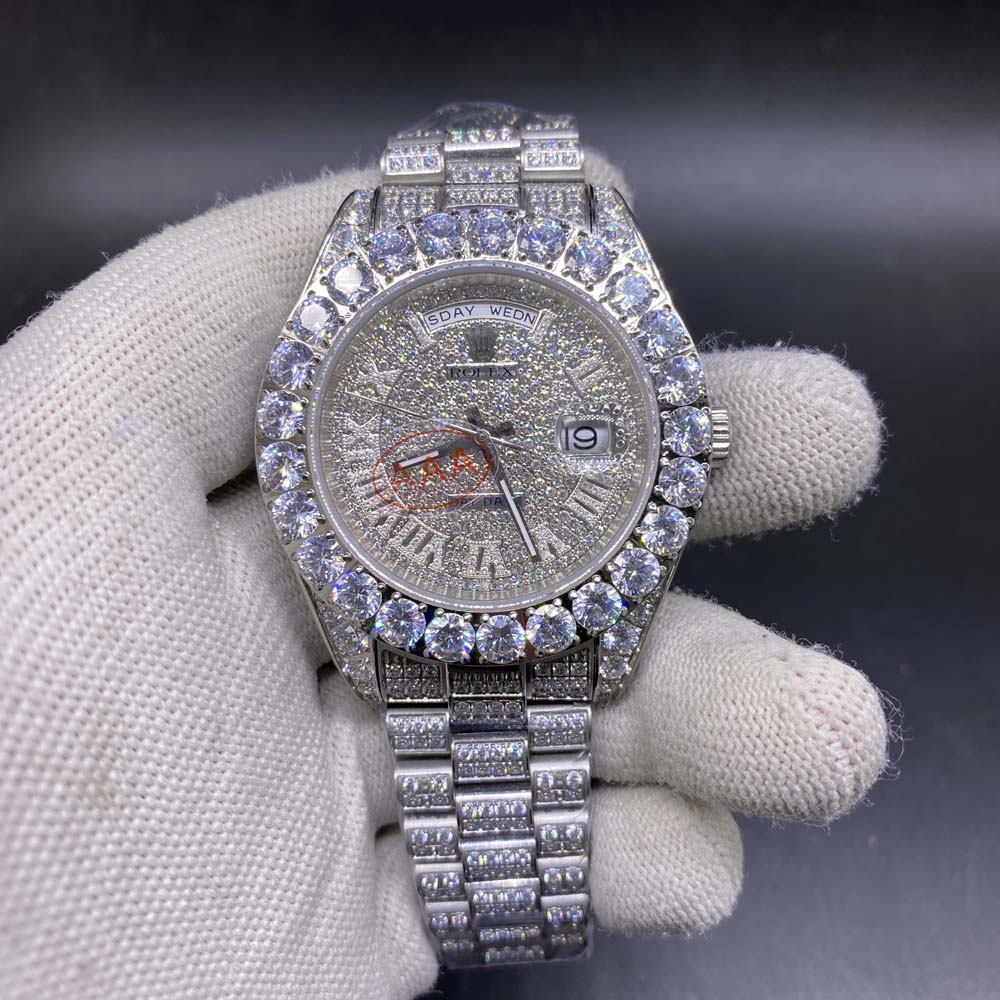 DayDate iced out 43mm AAA S095