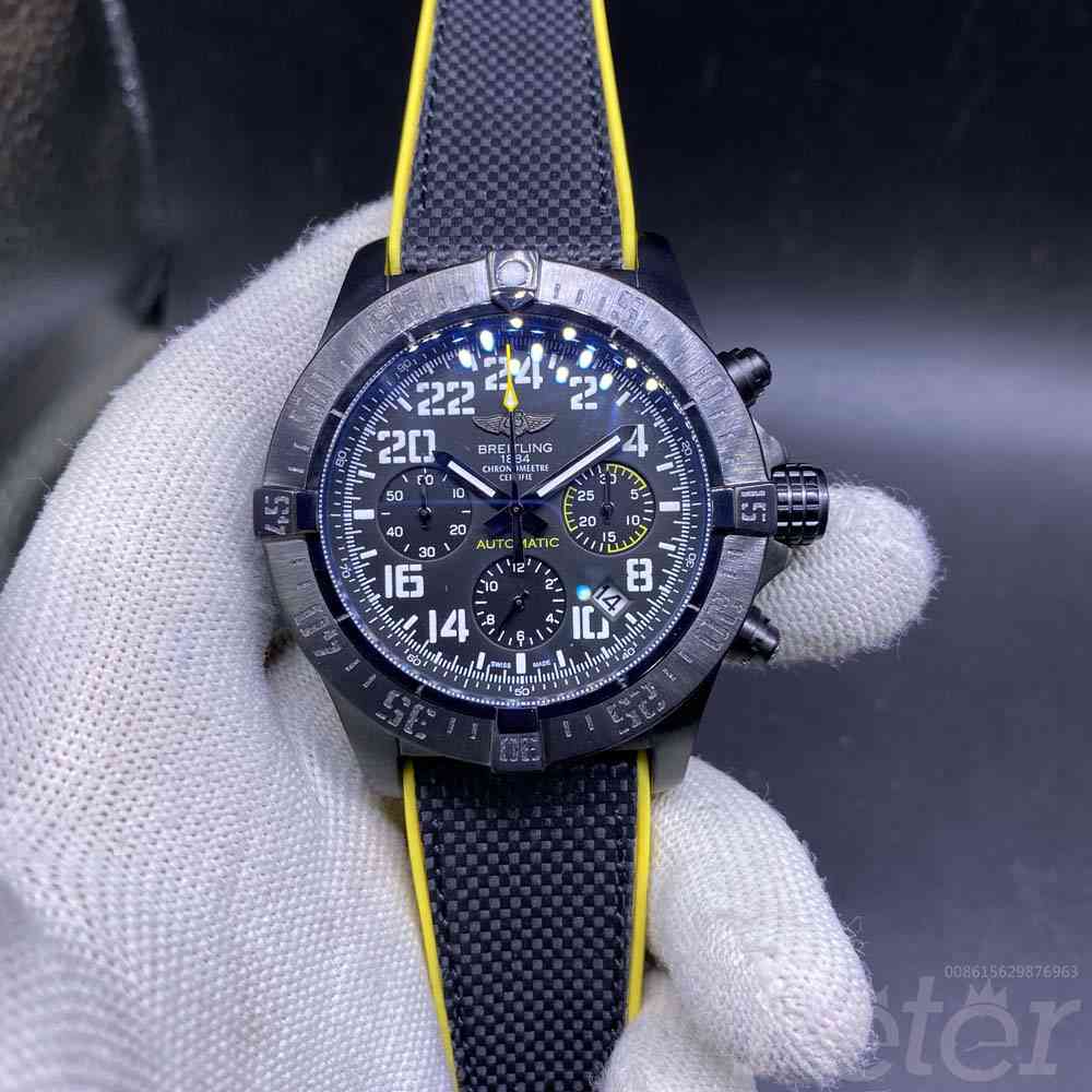 Breitling black case black dial black rubber quartz AAA 47mm Mxxx