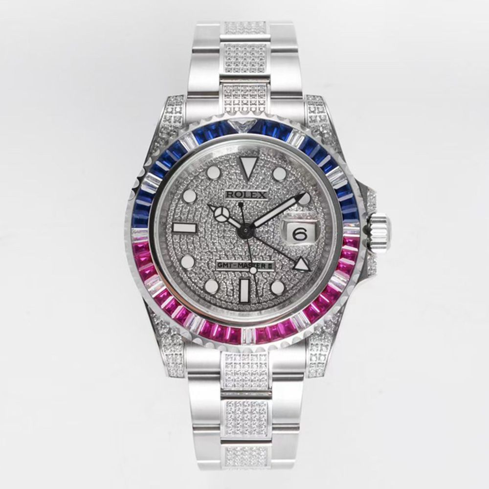 GMT Master II KOF 2836 swarovski diamonds WT235