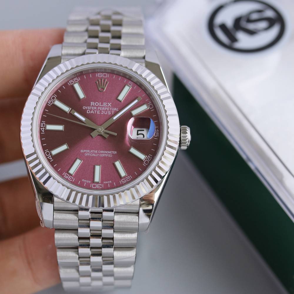 Datejust high grade purple dial jubilee band KS factory 2836 movement Swiss grade