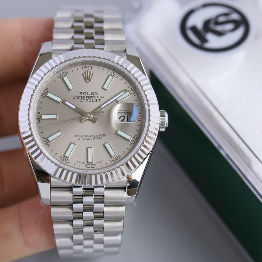 Datejust silver 39.5mm KS factory 2836 movement KSxxx