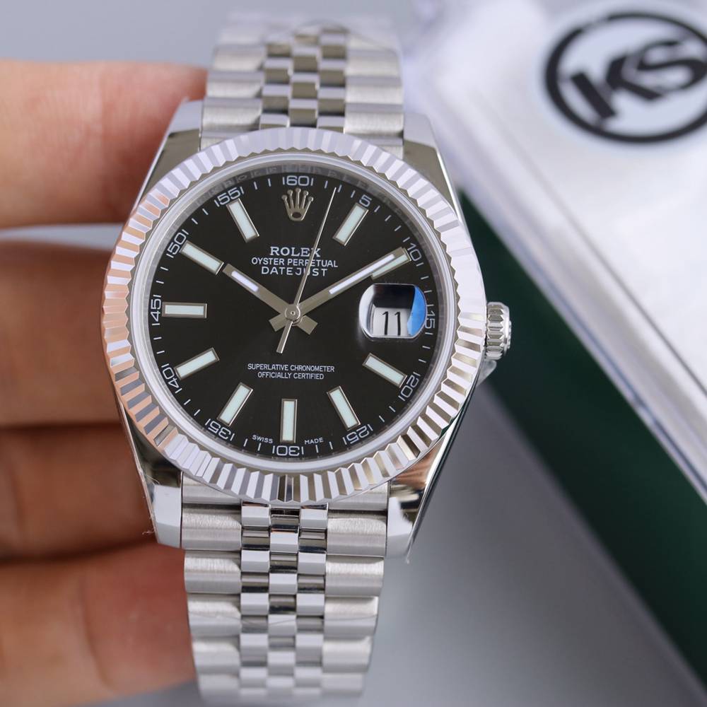 Datejust KS2836 39.5mm black dial jubilee band high grade KS100