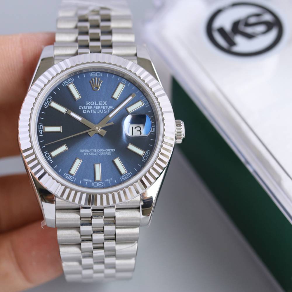 Datejust 39.5mm blue dial jubilee band KS factory high grade