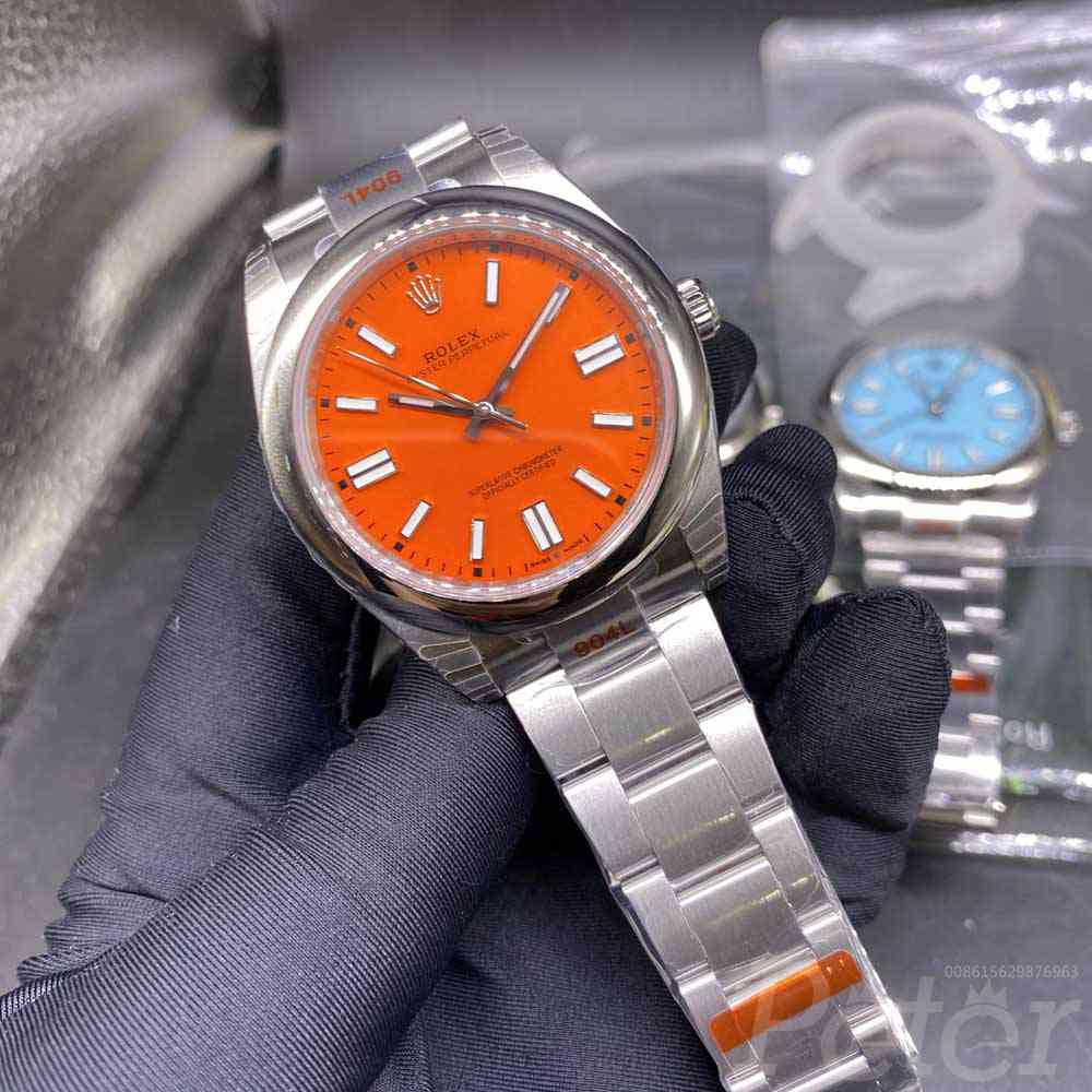 Oyster Perpetual orange face 39.5mm EW factory 3230 M110