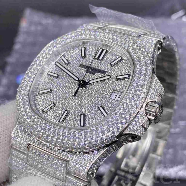 justin iced out patek