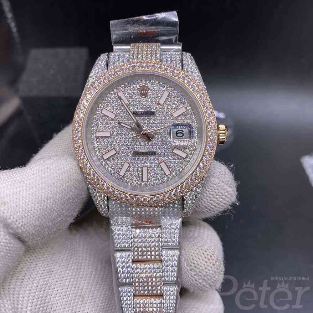 Datejust swarovski diamonds rose gold 2tone case 40mm XD290