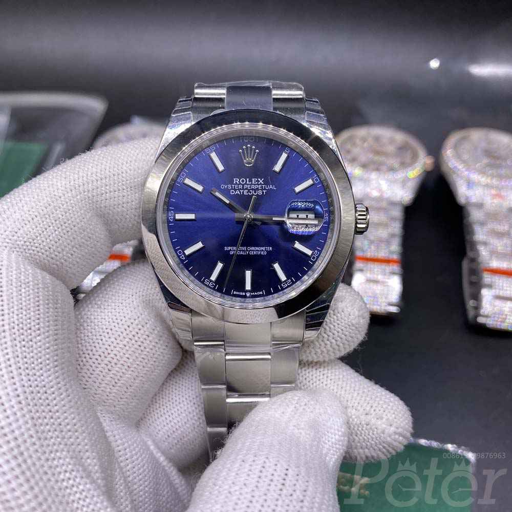 Datejust blue dial EW factory 3235 movement 1:1 grade M110