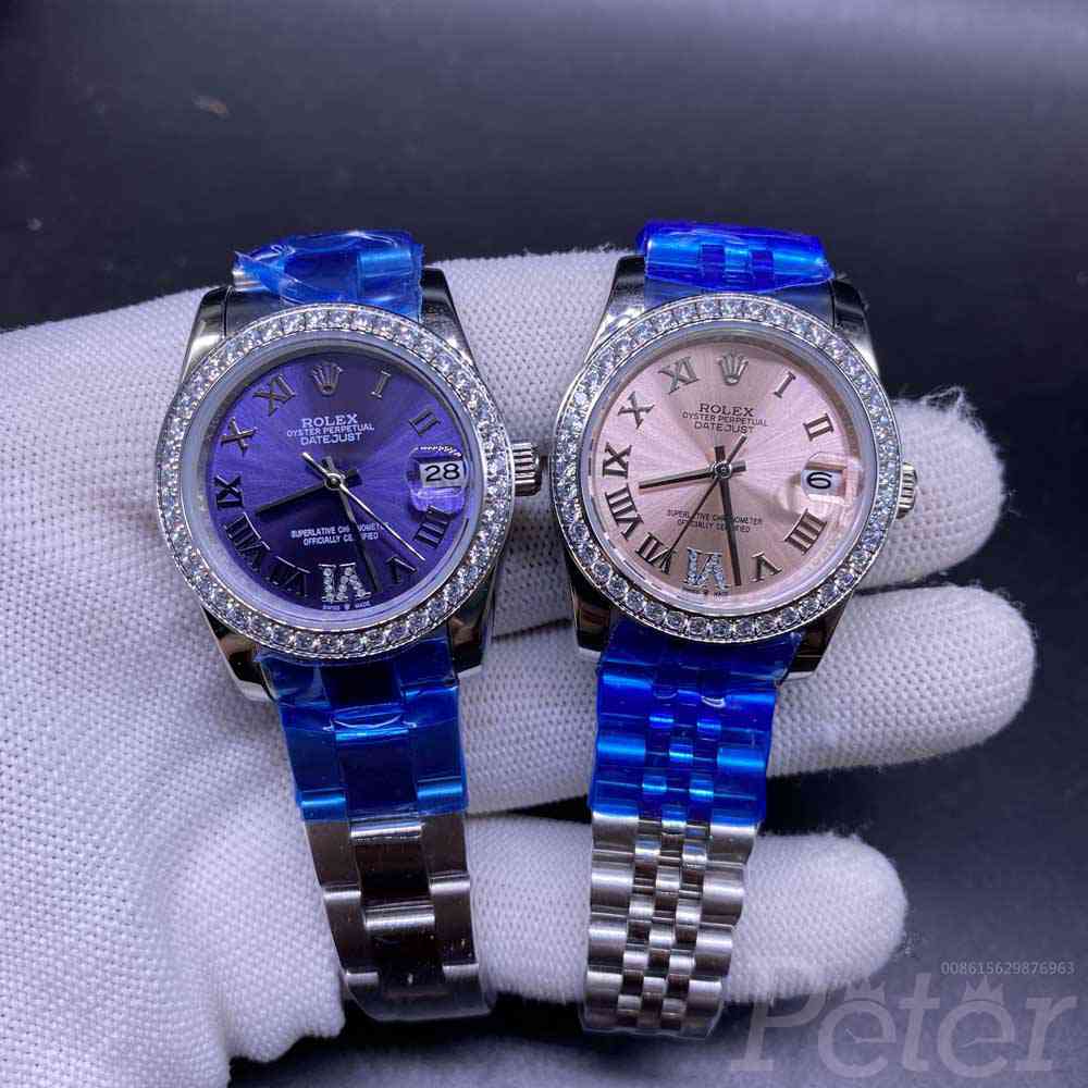 Datejust women size 31mm blue dial and pink dial automatic AAA Sxxx