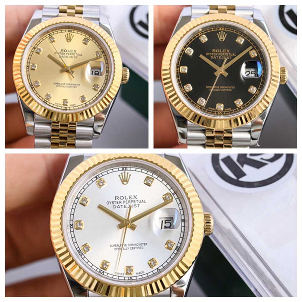 Datejust two tone gold case 39.5mm KS 2836 movement Swiss high grade