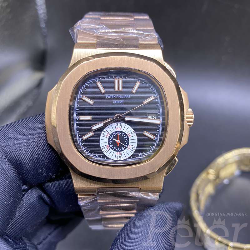 Patek rose gold AAA automatic black dial 40mm M030