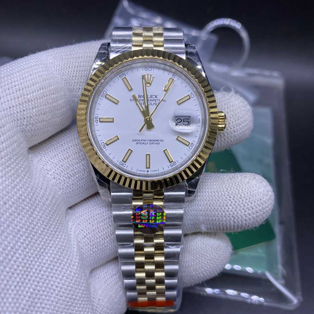 Datejust two tone gold SF factory 3235 movement jubilee band 39.5mm M120