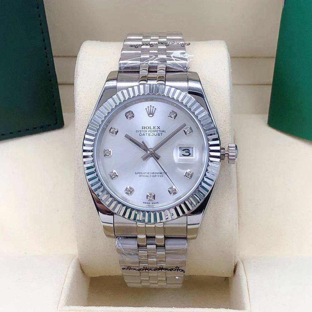 Datejust 40mm silver AAA automatic men watch fluted bezel jubilee band S