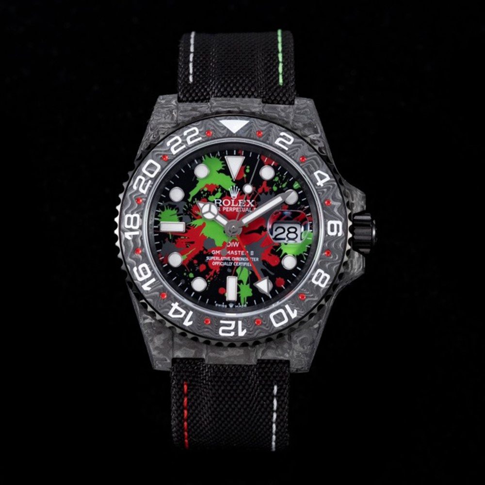 GMT DiW Carbon Fiber limited edition JH factory Swiss grade 3186 movement Mxxx