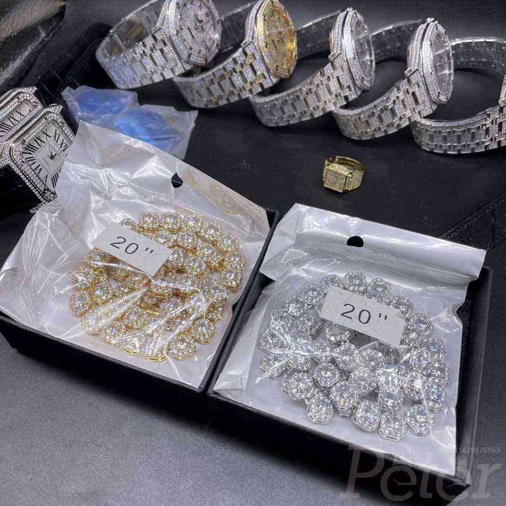 Diamonds Necklace 20inch gold color silver color both available shiny zircon stones J020