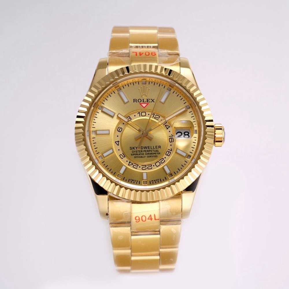 Sky-Dweller full gold 42mm full works sub-dial 9001 automatic M