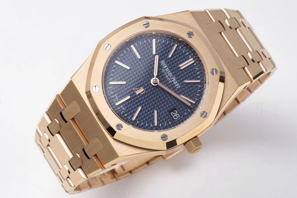AP rose gold case 39x8.6mm blue dial ZF factory Cal.2121 automatic thin ...