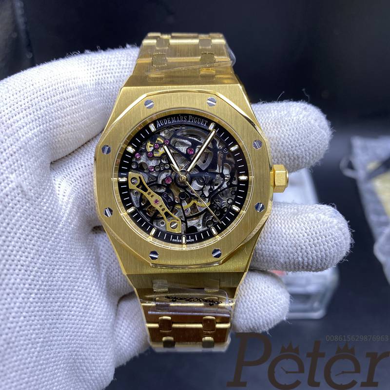 AP skeleton gold case 42mm automatic AAA YC041