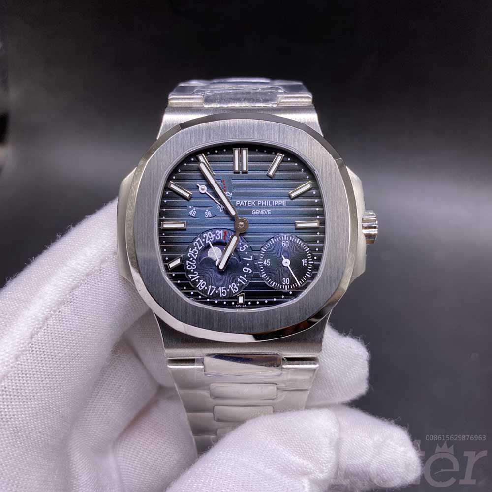 Patek Philippe 5712GR silver/blue ZF factory top grade Cal.240 PS IRM C LU all works WT320