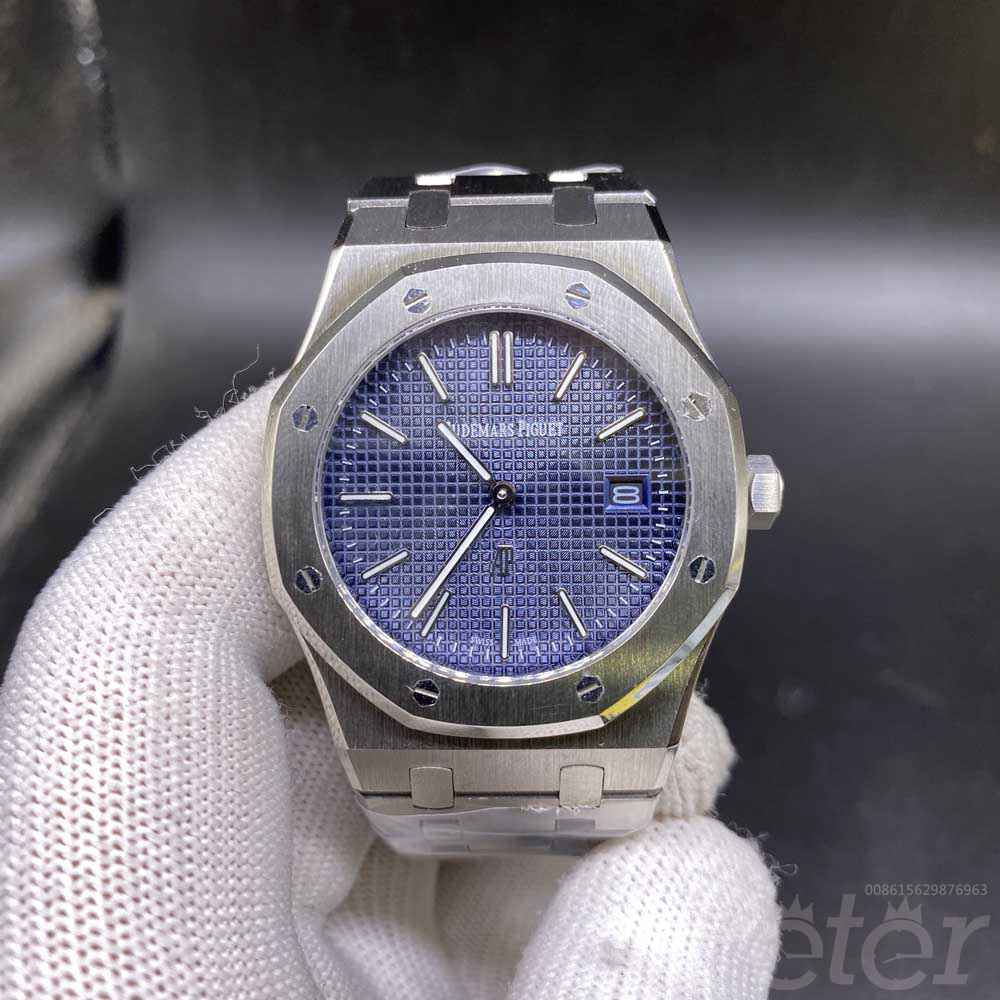 AP silver thin case 39x8.7mm blue dial quartz movement AAA good quality YC025