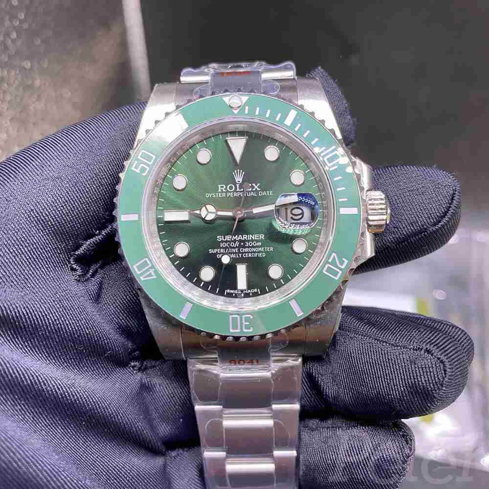 SUB hulk 40mm EW 3135 movement green dial green ceramic bezel Swiss high grade quality M120