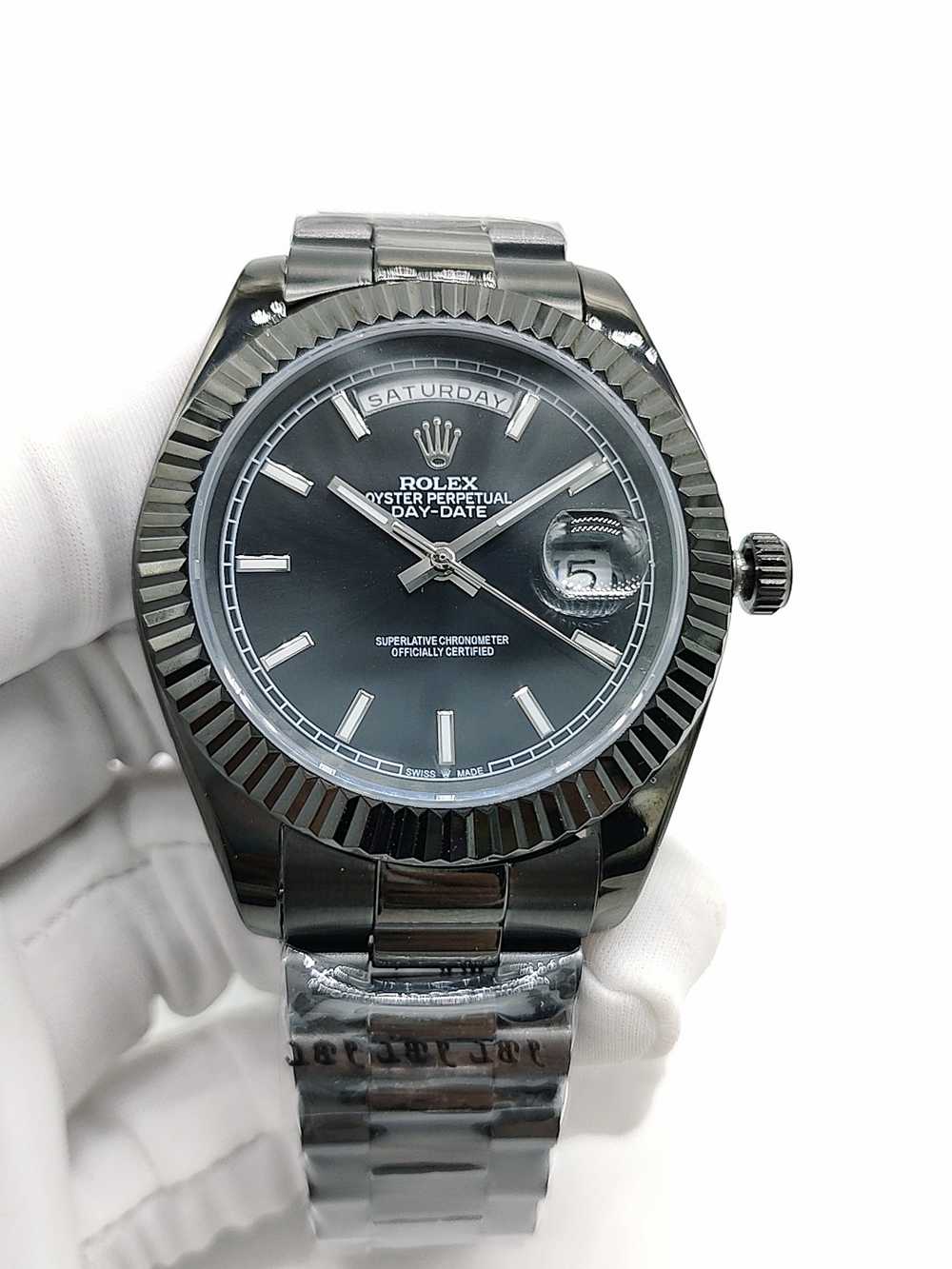 DayDate full black case 41mm AAA automatic 2813 movement different dials men Rolex watches S030