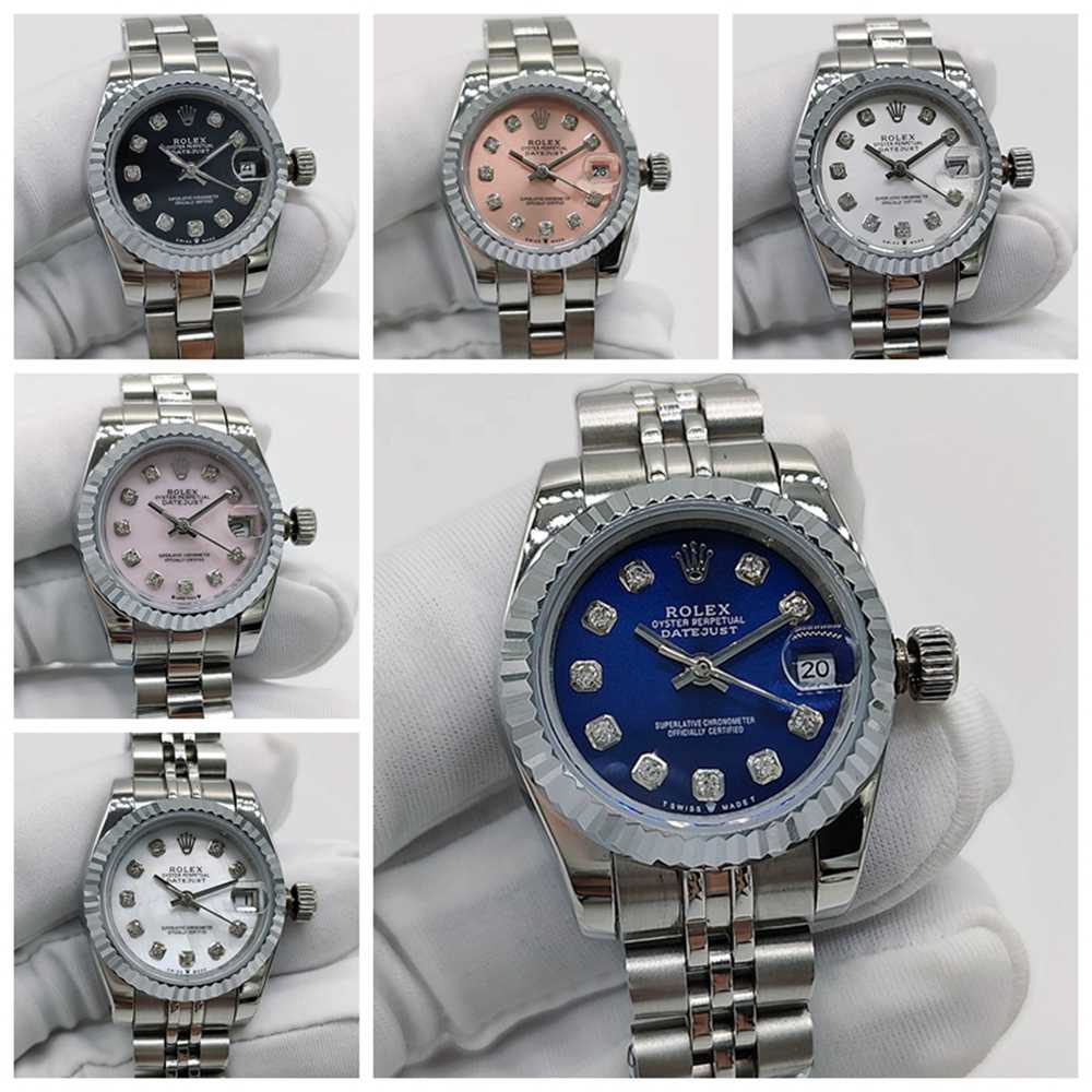 Datejust AAA women 26mm automatic movement black/champane/silver/pink/white/blue dials Sxxx
