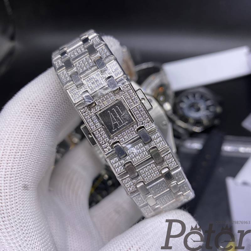 AP diamonds skeleton 42mm AAA automatic movement men luxury shiny watch YC125